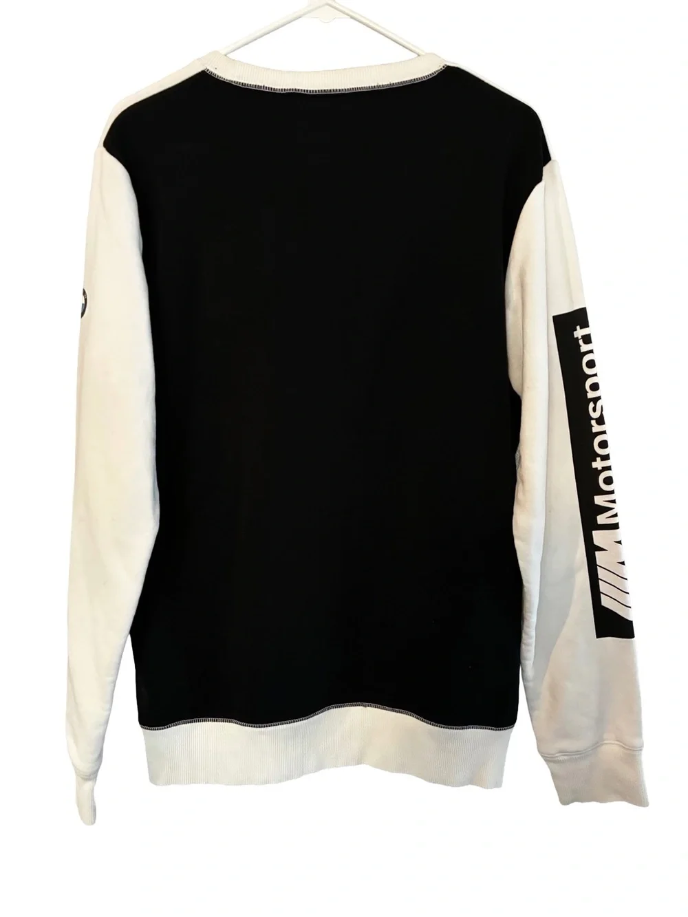 BMW M Motorsport Crewneck Sweatshirt Small 2019 White BMW Racing